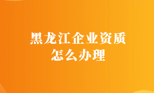 黑龍江企業(yè)資質怎么辦理,代辦增值電信醫(yī)藥資質平臺