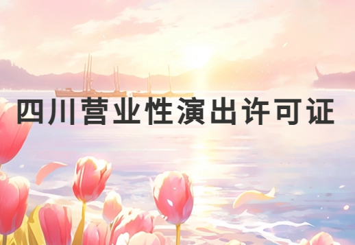 四川營(yíng)業(yè)性演出許可證怎么辦理,申請(qǐng)流程、條件及材料指南
